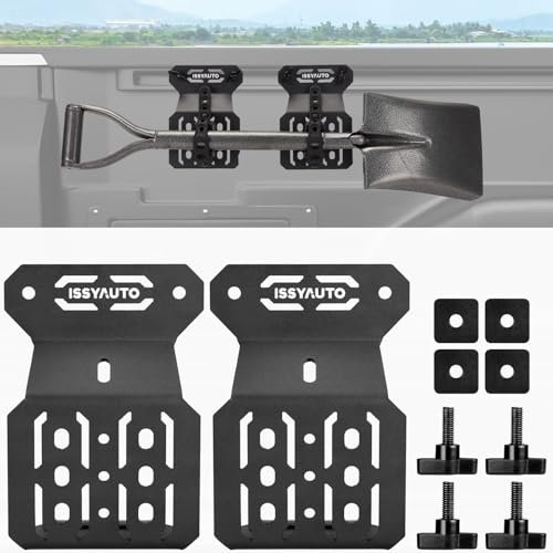 ISSYAUTO Bettschienen-Modulare Zubehörhalterung, kompatibel mit Tacoma, passend für Schaufeln, Recovery Boards, Kraftstoffkanister und anderes Zubehör, A1325-01101