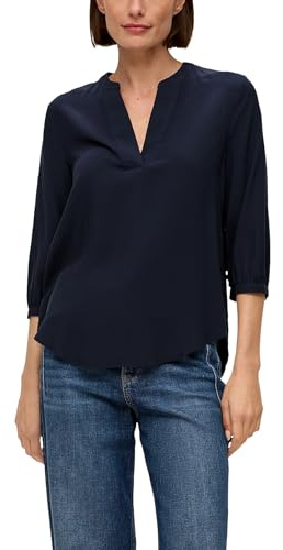s.Oliver Damen 2142573 Bluse, 5959 blau, 34