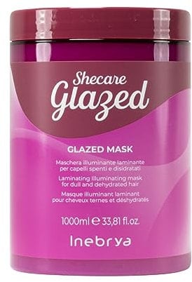 Inebrya Shecare Glazed Aufhellende Maske für stumpfes und dehydriertes Haar