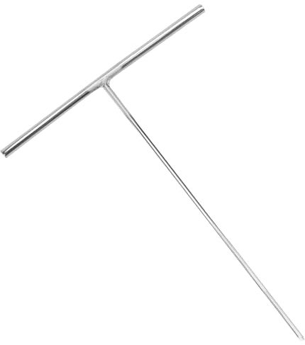 Espátula de metal para panqueques – Esparcidor de crepes de acero inoxidable en forma de T para hacer panqueques espátula de cocina antiadherente herramienta de esparcido de metal esparcidor de