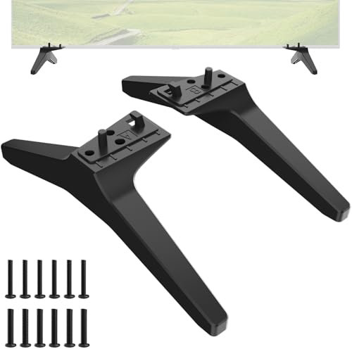 65 Zoll 65UR Serie TV Ständer für LG TV Beine für 65UR8000AUA 65UR8000AUB 65UR8050AUA 65UR8020PSB 65UR8040PSB 65UR8050PSB Ersatzbeine für LG TV mit Schrauben, Schwarz