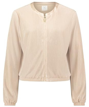 Betty & Co Damen Blazer-Jacke mit Plissee Grau,44