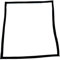 Atosa W0404565 Door Gasket, 24 1/2 x 26 7/8, Easy Installation & Use