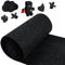 DTYGUIXE Filzmatte Filzrolle Filzstoff Filz Matten 30cm x 300cm x 3mm Filzmatten zum Zuschneiden Polyester Filz für DIY Aufbewahrungstasche Patchwork Nähen Basteln Handwerken Dekoration (Schwarz)