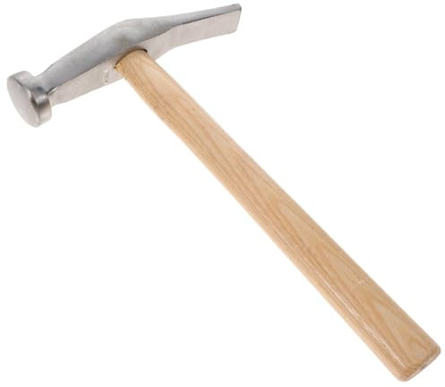 FELTECHELECTR Schuhhammer Aus Stahl Schuhmacherwerkzeug Mit Holzgriff Hammer Für Schuhe Rostfrei Schlagfest Verschleißfest Langlebig Für Einsatz in Schuhen