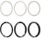 Teegxddy sellos de rodamiento interior de bicicleta, manivela de 24 mm, espaciador inferior, Espaciador Eje pedalier Bicicleta para BB86/91/92/BB30/PF30, accesorios para bicicleta,6 Piezas(A)