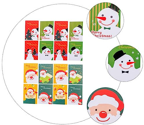 SEWACC Pezzi Blocco Note Di Natale Taccuini Natalizi Gadget Per La Casa Sacchetti Di Natale Fiocco Di Neve Riempitivi Per Calze Di Natale Giocattoli a Carica Natalizia Carta