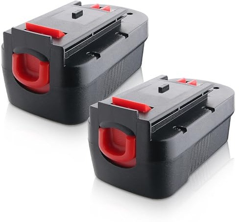 2 Pack 4.8Ah 18V HPB18 Ni-MH Battery Replacement for Black and Decker Battery Compatible with Black and Decker Cordless Power Tools