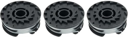 StarRing 3/6/9 Stück Ersatz-Trimmerspule und Schnur für Parkside Akku-Rasentrimmer für PRTA 20-Li A1, B2, C3, 1,6 mm Nylonfaden, 4 m Länge, Rasentrimmer-Spule (3 Stück)