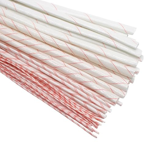 Hochtemperatur-Isolierschlauch, 10 M, Fiberglas-Draht-Webschlauch, 1–20 Mm, Gelb Wachsbeschichtet, Wasserdicht(1mm)