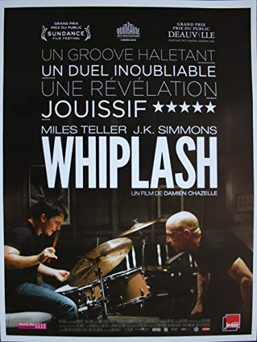 Whiplash Kinoplakat, originell, klein, 53 x 40 cm, Rollen