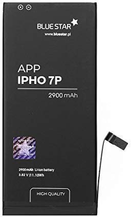 Bluestar Akku Ersatz kompatibel mit iPhone 7 Plus 2900 mAh 3,82V Austausch Batterie Handy Accu 616-00249