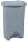 Addis Eco Made from 100% Plastic Family Kitchen Pedal Bin, 50 Litre, Light Grey Recycled
