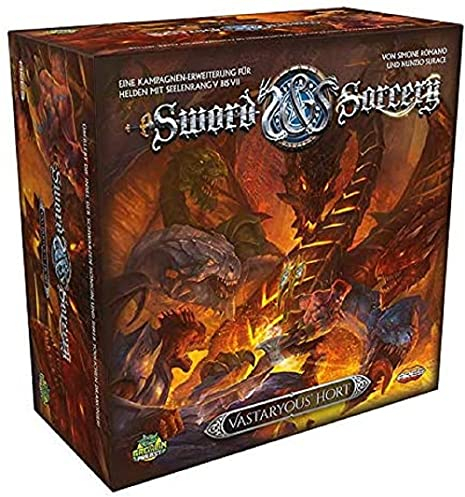 Ares Games, Sword & Sorcery – Vastaryous Hort, Kampagnen-Erweiterung, Expertenspiel, Dungeon Crawler, 1-5 Spieler, Ab 13+ Jahren, 30+ Minuten, Deutsch