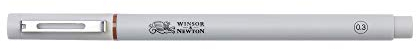 Winsor & Newton 7001046 Fineliner, Pigment Liner für exakte Linien und Outlines, hohe Qualität, Pigmenttinte, dokumentenecht, lichtbeständig Linenbreite, 0,3 mm in Sepia