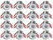 3W LED Mini Einbaustrahler, IP65 Wassergeschützt, 3000K Warmweiß, Dimmbar, Funk-Netzteil, Minispots für Innen- und Außenbeleuchtung ideal für Terrassenüberdachungen, etc (Silber, 16x Minispot)