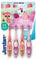 Jordan ® | Step 2 Zahnbürste Kinder | Kinder zahnbürste für 3-5 Jahre | Weiche Borsten, doppelter ergonomischer Griff & BPA-frei | Rosa und Gelbe Farbe | Pack 4 Einheiten