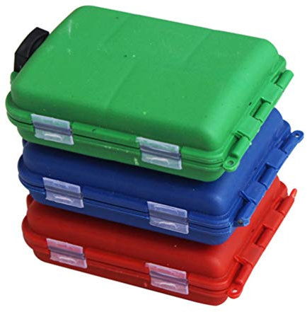 BESPORTBLE 3pcs Fishing Tackle Case Fishing Lure Boxes Mini Tackle Box Small Box Storage Containers For Hooks Beads Earrings Charms