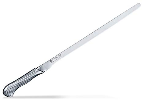 Couteau à jambon TOJIRO PRO Service FD-712 - Couteaux Japonais Cuisine Professionnelle - Coupe-jambon Professionnel - Acier au molybdène Vanadium 300 mm