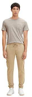 TOM TAILOR Herren Cargo Hose 1032869, 11610 - Splashy Sand, M