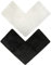 BADELIGA® Eck Duschmatte, idealer Duschvorleger für eckige Duschkabinen. Extrem flauschig, rutschfest & waschbar. Trocknergeeignet. Badematte, Badteppich mit Eckausschnitt 50 x 100 x 100 cm (Weiß)
