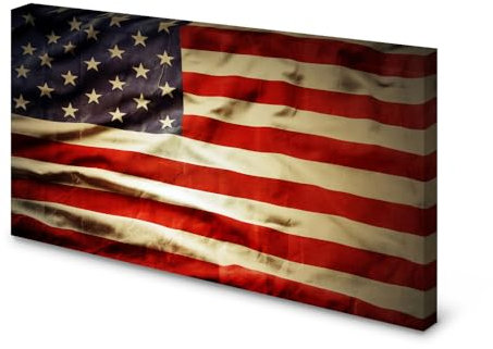Magnettafel Pinnwand Bild USA Flagge Fahne XXL gekantet Größe 60 x 40 cm