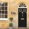 JustHouseSigns House Numbers Letters TAHOMA Contemporary Clear Design Door Number Cut to Size (10,15,20,25cm/3.9, 5.9, 7.8, 9.8in or custom) Fixing Options