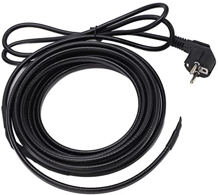 Rohr Wärme Kabel, mit Anzeige Licht und Stecker, Kann in 2 Minuten auf 70 ° F Erhitzen, 5 Meter Wasserdichtes Heizkabel Zum Schutz Der Rohre Vor Ruptur Durch Einfrieren(EU 220V)