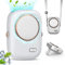dovecina 4 In 1 Mini USB Ventilator,Klein Tischventilator,Handventilator,Nackenventilator,Taille Clip Ventilator,2500mAh 3 Geschwindigkeiten Akku Ventilator für Büro/Bibliothek/Outdoor/Geschenk