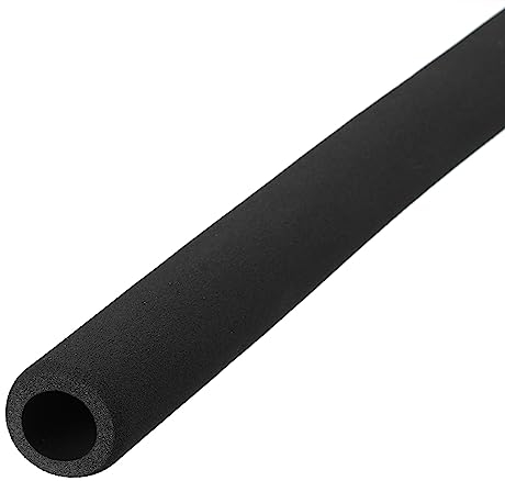 DMiotech 2 Stück 18mm ID x 5mm Dick 4,6 Schwarz Schaumstoffgriff Wickeln Geschlossenzelliger Schaumschlauch rutschfest für Utensilienwerkzeuge Griffstütze