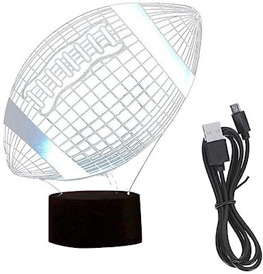 Uonlytech 1satz Rugby Nachtlicht Mit Touch-funktion Usb Betrieben Effekt Romantische Dekoration Für Schlafzimmer Und Partys Warmes Licht Für Stimmungsvolle Atmosphäre