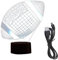 Uonlytech Rugby Tischlampe Nachtlampe Rugby Visuelle Nachtillusion Lampe