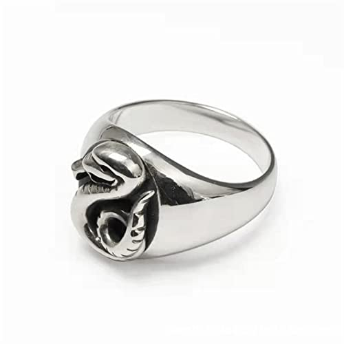 XJruixi Zaubererschule Malfoy Familienabzeichen Schlange Cosplay Ring Unisex Schmuck Ringe Geschenk Requisite Zubehör