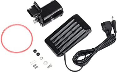 L-home 180W Nähmaschine Kleiner Motor+Controller, Nähmaschinenmotor mit Fußsteuerung Pedal Controller, Nähmaschinenmotor 10000rmp für Haushaltsnähmaschinen