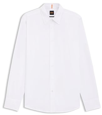 BOSS Herren Robe BM Morgenmantel aus Baumwoll-Jersey mit Logo-Stickerei