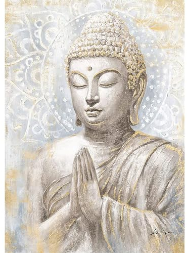 MAXBYE DIY Diamond Painting, 5D Buddha Diamond Painting Set, Malen nach Zahlen Diamant Anfänger Cross Stickerei Malerei Kits Wand Dekor 30x40cm