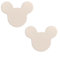 2 Stück Türknöpfe für Kinder Bunte Möbelgriffe Aluminiumlegierung Schrankknöpfe Mehrfarbig SchubladeKnauf für Schränke,Innentüren,Wohnzimmer,Form der Maus Design (Grey)