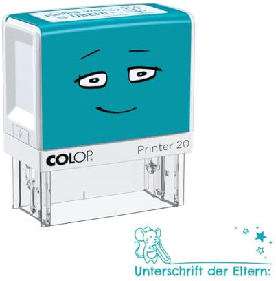 NIO School Motivations-Stempel Unterschrift der Eltern:, Abdruckfarbe fresh mint, 38 x 14mm