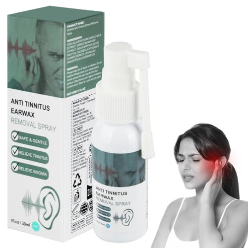 LOPHE Olive Oil Ear Spray, Ear Spray for Wax Removal, Natural Wax Removal Spray, Ear Cleaner for for Blocked Ears and Wax Removal, 100% Natural Olive Oil Ear Drops, Gentle Soothing Ears Care, 30 ml