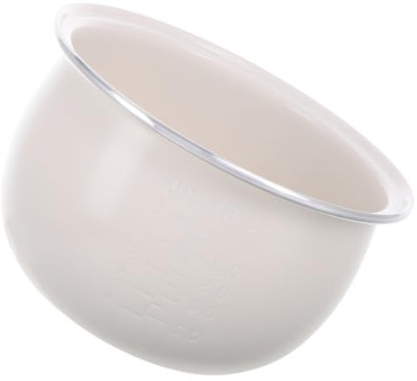 LIGIGWASH Repuesto De Olla Interior De Cerámica Antiadherente Extraíble para Olla Arrocera Eléctrica Cocinar Sano y Rápido