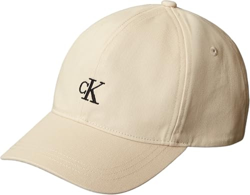Calvin Klein Unisex Monogramm Baseball Cap IU0IU00150 Cap, Grau (Whitecap Gray), L-XL, Grau (Whitecap Gray), L/XL