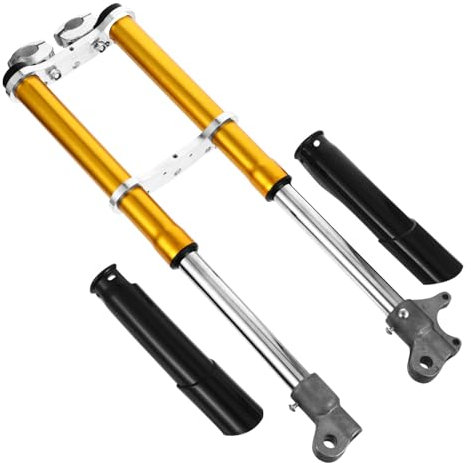 HORIALENCE Front Shock Absorbing Suspension Mini Dirt Bike Parts Dirt Bike Suspension Fork Seeking Enhanced Front Fork Shock Absorption