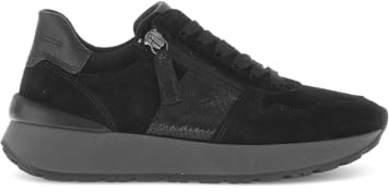 Gabor Damen Low-Top Sneaker, Frauen Sneaker,blau,Rolling-Soft,Sensitive,Basic,Derby,Silber,rosa,grau,beige,Lack,braun,f,schwarz,40 EU / 6.5 UK