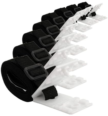 ifundom Solar Pool Abdeckband mit Schnallen Befestigung für Solarfolie und Poolabdeckungs aufrollvorrichtung Robust Leicht und Kompakt für Sicheres Fixieren und Transportieren