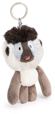 Schlüsselanhänger Mandrill Matuto 10cm - grau - Treuer-Plüschbegleiter für Rucksack oder Tasche, Schlüsselhalter für Klein und Groß | 62731