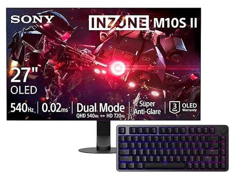 Sony INZONE M10 II 27“ OLED QHD PC Gaming Monitor + INZONE Keyboard (US)
