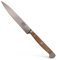 GÜDE Solingen - Spickmesser geschmiedet, 13 cm, Walnussholz, ALPHA WALNUSS, Office Messer, Doppelkropf, Handmade Germany