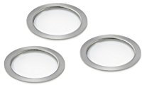 NABER Riflett 1 LED, Set-2 Einbauleuchte / Edelstahlfarbig / 2 Watt / Warmweiß