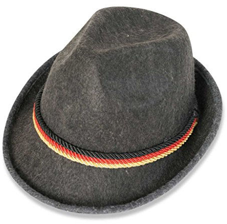 KarnevalsTeufel.de Hut Deutschland Fan Tiroler Kopfbedeckung Fahne