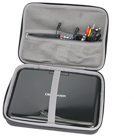 co2CREA Storage Carry Travel Hard Case for DBPOWER 10.5 / WONNIE 10.5 / APEMAN 10.5 Portable DVD Player,Case Only